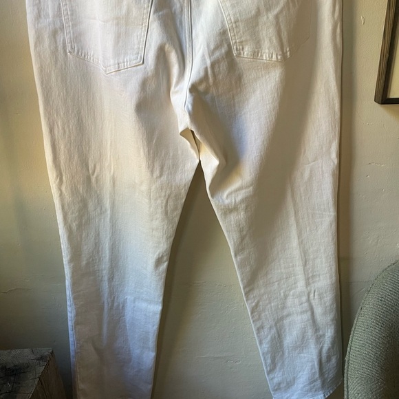 Madewell Perfect Vintage Jean in Tile White Size 33 Tall Excellent Condition - Picture 11 of 15
